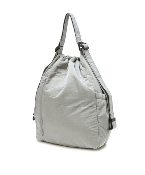 athe（アテ）の「[RUBAN] グレーリボンバックパック兼ショルダーバッグ L AABA5F901G2（ショルダーバッグ・レディース・グレー・FREE）」の8枚目の写真