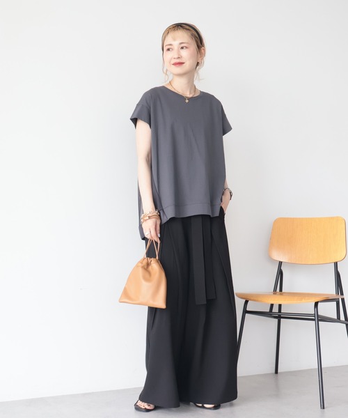 AMERICAN HOLIC(アメリカンホリック)の「【接触冷感】バックチュールドッキングプルオーバー(その他トップス・レディース・チャコールグレー/オフホワイト/ブラック・M/L)」の22枚目の写真