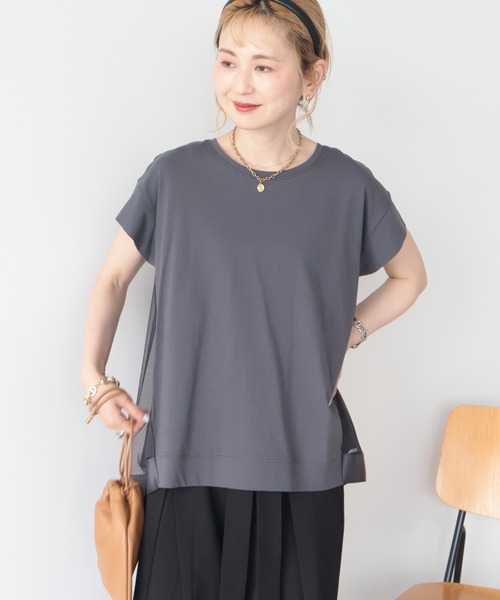 AMERICAN HOLIC(アメリカンホリック)の「【接触冷感】バックチュールドッキングプルオーバー(その他トップス・レディース・チャコールグレー/オフホワイト/ブラック・M/L)」の17枚目の写真