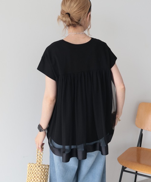 AMERICAN HOLIC(アメリカンホリック)の「【接触冷感】バックチュールドッキングプルオーバー(その他トップス・レディース・チャコールグレー/オフホワイト/ブラック・M/L)」の10枚目の写真