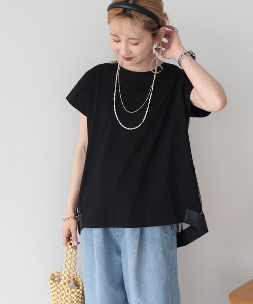 AMERICAN HOLIC(アメリカンホリック)の「【接触冷感】バックチュールドッキングプルオーバー(その他トップス・レディース・チャコールグレー/オフホワイト/ブラック・M/L)」の9枚目の写真