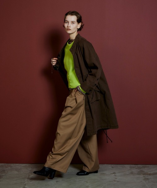 MAISON SPECIAL(メゾンスペシャル)の「【2026Autumn PRE-ORDER】Mods Coat with Liner/ライナー付きモッズコート(モッズコート・レディース・ブラック/ブラウン/カーキ・FREE)」の8枚目の写真