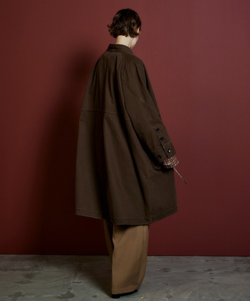 MAISON SPECIAL(メゾンスペシャル)の「【2026Autumn PRE-ORDER】Mods Coat with Liner/ライナー付きモッズコート(モッズコート・レディース・ブラック/ブラウン/カーキ・FREE)」の9枚目の写真