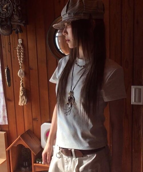 SECONDMONO（セカンドモノローグ）の「W. Oblique Slim Fit Short Sleeve T-Shirt [WHITE]_SEWTS005WHITE（Tシャツ/カットソー・レディース・その他・FREE）」の11枚目の写真