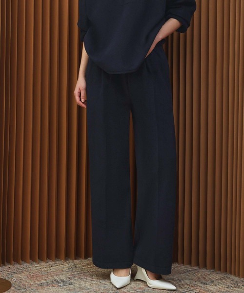 ELFRANK(エルフランク)の「【2026AW】【セットアップ可能】【S~Lサイズ展開】ウールライクセンタープレスストレートパンツ 洗える《着用動画あり》(その他パンツ・レディース・キャメル/ネイビー/グレー・S/M/L)」の18枚目の写真