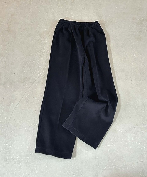 ELFRANK(エルフランク)の「【2026AW】【セットアップ可能】【S~Lサイズ展開】ウールライクセンタープレスストレートパンツ 洗える《着用動画あり》(その他パンツ・レディース・キャメル/ネイビー/グレー・S/M/L)」の21枚目の写真