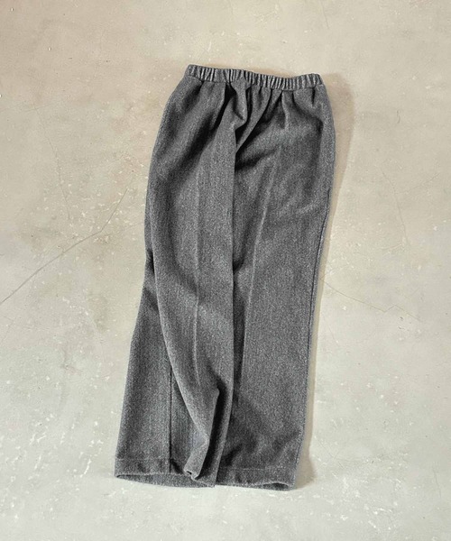 ELFRANK(エルフランク)の「【2026AW】【セットアップ可能】【S~Lサイズ展開】ウールライクセンタープレスストレートパンツ 洗える《着用動画あり》(その他パンツ・レディース・キャメル/ネイビー/グレー・S/M/L)」の22枚目の写真