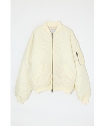 【26年AW新作】【EC限定カラー:アイボリー】GATHER NYLON MA-1