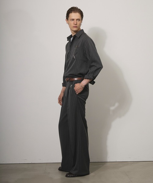 Adoon plain(アドーンプレーン)の「ASSORTED BASIC LONG SLEEVE SHIRT / アソートベーシックロングスリーブシャツ(シャツ/ブラウス・メンズ・チャコールグレー/ブラック/ベージュ・MEDIUM/LARGE)」の7枚目の写真