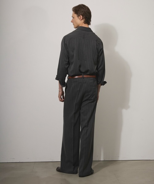 Adoon plain(アドーンプレーン)の「ASSORTED BASIC LONG SLEEVE SHIRT / アソートベーシックロングスリーブシャツ(シャツ/ブラウス・メンズ・チャコールグレー/ブラック/ベージュ・MEDIUM/LARGE)」の8枚目の写真