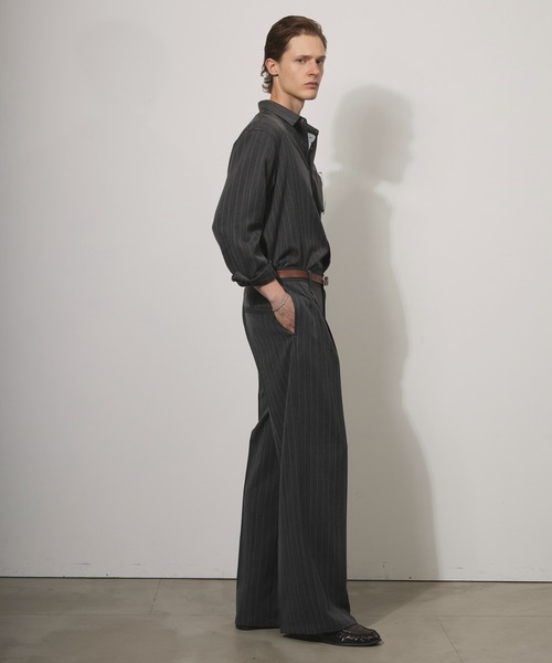Adoon plain(アドーンプレーン)の「ASSORTED BASIC LONG SLEEVE SHIRT / アソートベーシックロングスリーブシャツ(シャツ/ブラウス・メンズ・チャコールグレー/ブラック/ベージュ・MEDIUM/LARGE)」の9枚目の写真