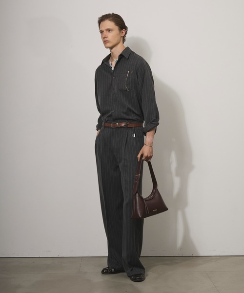 Adoon plain(アドーンプレーン)の「ASSORTED BASIC LONG SLEEVE SHIRT / アソートベーシックロングスリーブシャツ(シャツ/ブラウス・メンズ・チャコールグレー/ブラック/ベージュ・MEDIUM/LARGE)」の10枚目の写真
