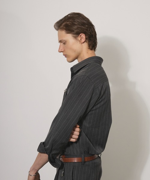 Adoon plain(アドーンプレーン)の「ASSORTED BASIC LONG SLEEVE SHIRT / アソートベーシックロングスリーブシャツ(シャツ/ブラウス・メンズ・チャコールグレー/ブラック/ベージュ・MEDIUM/LARGE)」の13枚目の写真