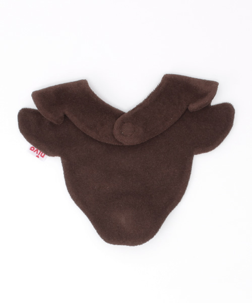 niva（ニヴァ）の「nivaスタイ/ kojika bib（スタイ/よだれかけ・キッズ・ブラウン・FREE）」の3枚目の写真