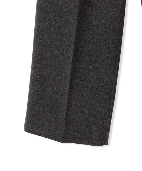 BEAMS HEART(ビームスハート)の「ウールライク 2タック ワイド スラックス(チノパンツ・メンズ・チャコールグレー/ブラック・MEDIUM/LARGE/SMALL)」の7枚目の写真
