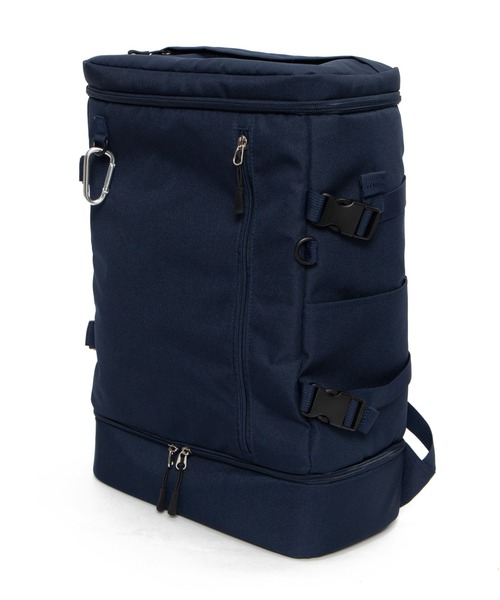 WEGO(ウィゴー)の「WEGO/スクールデイリースクエアリュック(バックパック/リュック・レディース・その他1/ブラック/ネイビー・FREE)」の9枚目の写真