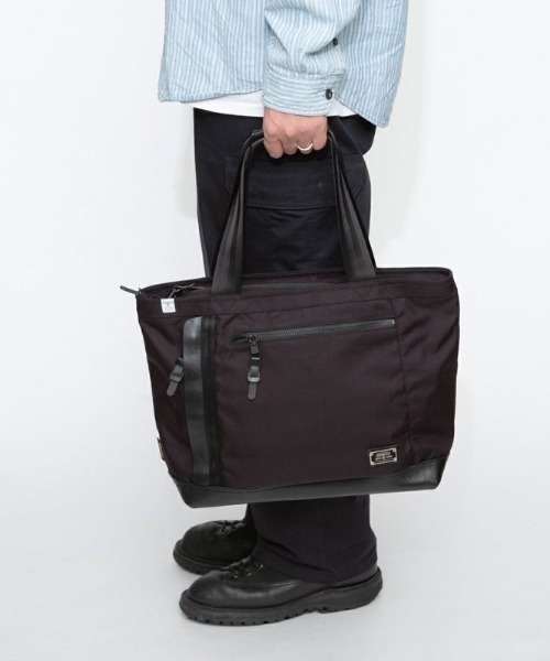 AS2OV（アッソブ）の「【AS2OV/アッソブ】 BALLISTIC NYLON TOTE L / トートバッグ（トートバッグ・メンズ・ブラック・FREE）」の8枚目の写真