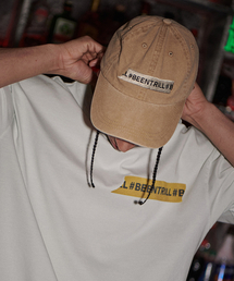 BEENTRILL（ビントリル）の「ヴィンテージテーピングキャップ（ブラウン）（キャップ）」