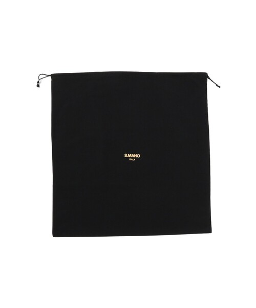 BEAMS F(ビームスエフ)の「S.MANO / RIMINI 2WAY レザー ポーチ(トートバッグ・メンズ・ブラック・ONE SIZE)」の8枚目の写真