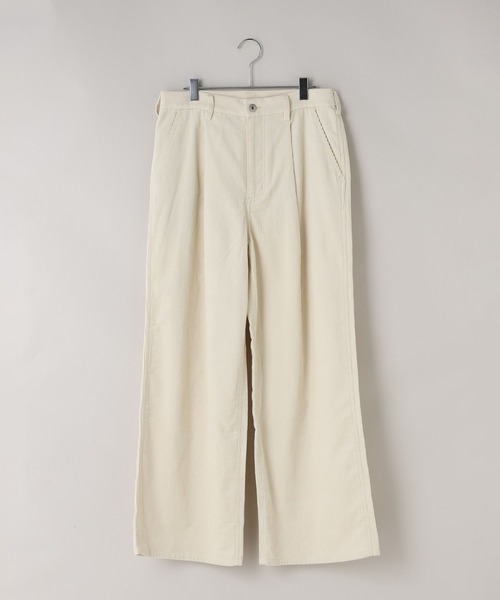 LOWRYS FARM(ローリーズファーム)の「SETUP可能【LFM(U)】コーデュロイタックワイドパンツ 1074741(その他パンツ・メンズ・グリーン/アイボリー/ブラウン・MEDIUM/LARGE)」の15枚目の写真