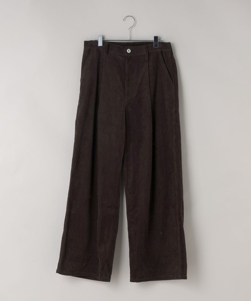 LOWRYS FARM(ローリーズファーム)の「SETUP可能【LFM(U)】コーデュロイタックワイドパンツ 1074741(その他パンツ・メンズ・グリーン/アイボリー/ブラウン・MEDIUM/LARGE)」の16枚目の写真