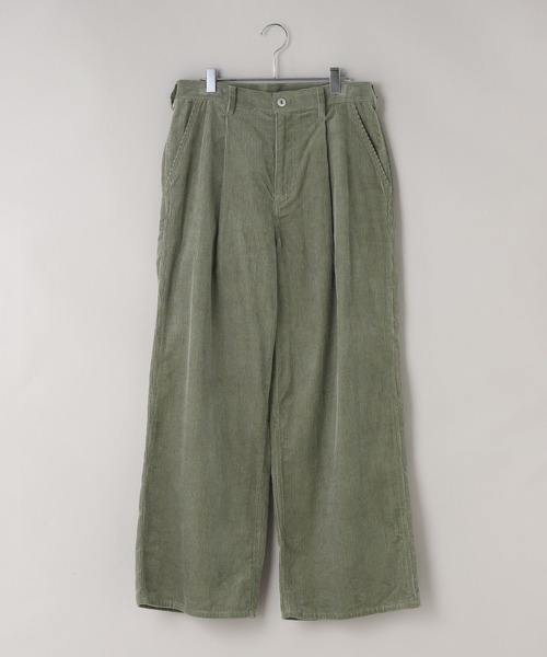 LOWRYS FARM(ローリーズファーム)の「SETUP可能【LFM(U)】コーデュロイタックワイドパンツ 1074741(その他パンツ・メンズ・グリーン/アイボリー/ブラウン・MEDIUM/LARGE)」の14枚目の写真