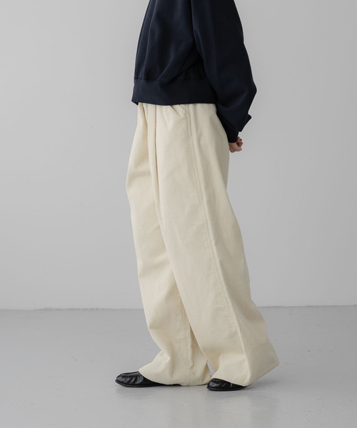 LOWRYS FARM(ローリーズファーム)の「SETUP可能【LFM(U)】コーデュロイタックワイドパンツ 1074741(その他パンツ・メンズ・グリーン/アイボリー/ブラウン・MEDIUM/LARGE)」の18枚目の写真