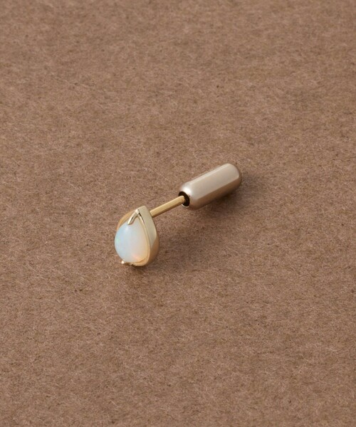 ete bijoux（エテビジュー）の「[ピース] K10YG オパール ピアス（ピアス（片耳用）・レディース・イエローゴールド・FREE）」の2枚目の写真