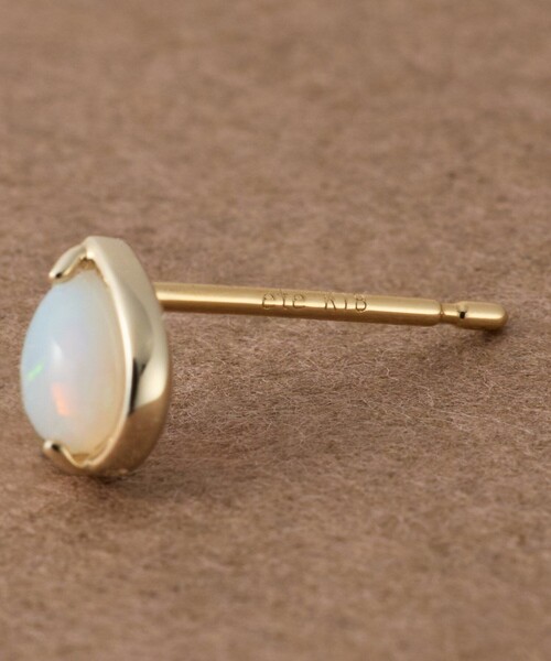 ete bijoux（エテビジュー）の「[ピース] K10YG オパール ピアス（ピアス（片耳用）・レディース・イエローゴールド・FREE）」の3枚目の写真