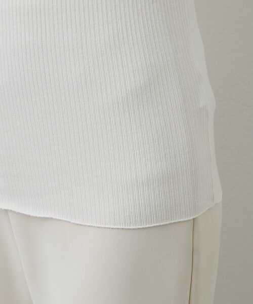 THE PAUSE(ザ ポーズ)の「<WEB限定>【THE PAUSE】ランダムテレコタートルプルオーバー(Tシャツ/カットソー・レディース・オフホワイト/ブラック・FREE)」の16枚目の写真