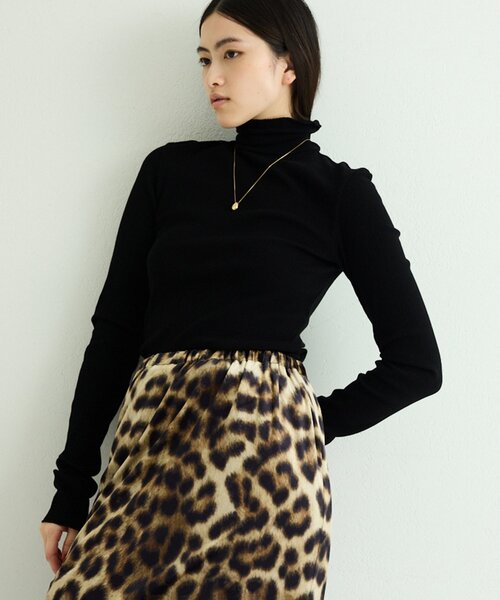 THE PAUSE(ザ ポーズ)の「<WEB限定>【THE PAUSE】ランダムテレコタートルプルオーバー(Tシャツ/カットソー・レディース・オフホワイト/ブラック・FREE)」の10枚目の写真