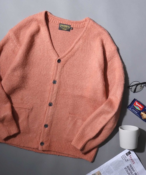 ANPAS(アンパス)の「【UNIVERD72】Mohair-Touch Cardigan /【ユニバード72】モヘアタッチカーディガン ニット ユニセックス メンズ レディース 起毛(カーディガン/ボレロ・メンズ・クリーム/ブラウン/ブラック/イエロー/ブルー/パープル/ピンク/ミント・M/L/XL)」の8枚目の写真