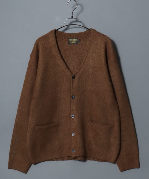 ANPAS(アンパス)の「【UNIVERD72】Mohair-Touch Cardigan /【ユニバード72】モヘアタッチカーディガン ニット ユニセックス メンズ レディース 起毛(カーディガン/ボレロ・メンズ・クリーム/ブラウン/ブラック/イエロー/ブルー/パープル/ピンク/ミント・M/L/XL)」の18枚目の写真