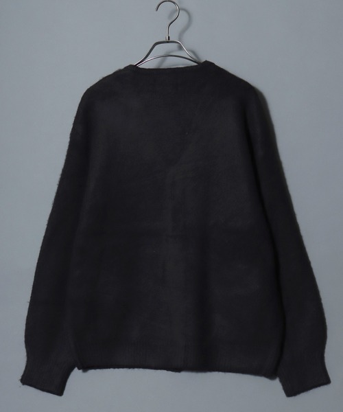 ANPAS(アンパス)の「【UNIVERD72】Mohair-Touch Cardigan /【ユニバード72】モヘアタッチカーディガン ニット ユニセックス メンズ レディース 起毛(カーディガン/ボレロ・メンズ・クリーム/ブラウン/ブラック/イエロー/ブルー/パープル/ピンク/ミント・M/L/XL)」の15枚目の写真