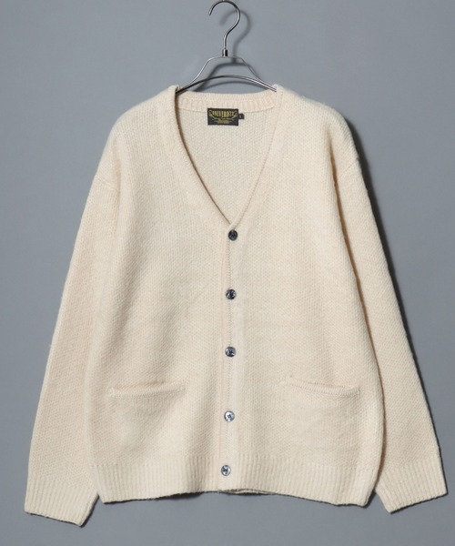 ANPAS(アンパス)の「【UNIVERD72】Mohair-Touch Cardigan /【ユニバード72】モヘアタッチカーディガン ニット ユニセックス メンズ レディース 起毛(カーディガン/ボレロ・メンズ・クリーム/ブラウン/ブラック/イエロー/ブルー/パープル/ピンク/ミント・M/L/XL)」の10枚目の写真
