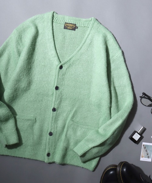 ANPAS(アンパス)の「【UNIVERD72】Mohair-Touch Cardigan /【ユニバード72】モヘアタッチカーディガン ニット ユニセックス メンズ レディース 起毛(カーディガン/ボレロ・メンズ・クリーム/ブラウン/ブラック/イエロー/ブルー/パープル/ピンク/ミント・M/L/XL)」の21枚目の写真
