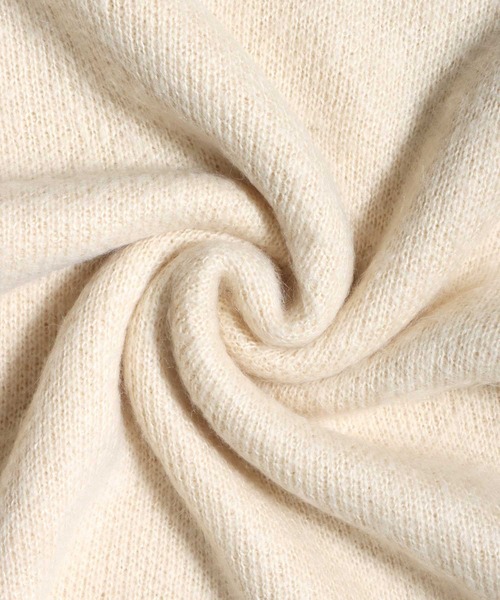 ANPAS(アンパス)の「【UNIVERD72】Mohair-Touch Cardigan /【ユニバード72】モヘアタッチカーディガン ニット ユニセックス メンズ レディース 起毛(カーディガン/ボレロ・メンズ・クリーム/ブラウン/ブラック/イエロー/ブルー/パープル/ピンク/ミント・M/L/XL)」の12枚目の写真
