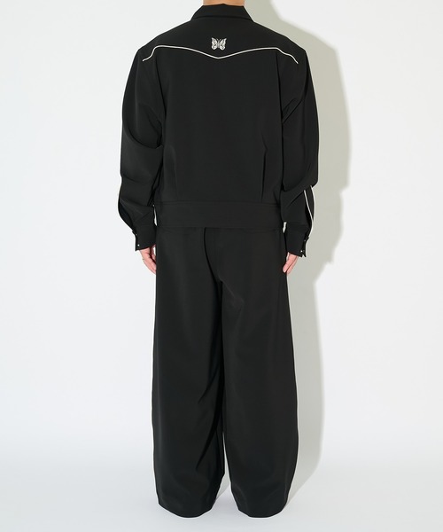 Needles(ニードルス)の「【Needles】別注 Piping Cowboy Jacket-Poly Double Cloth(その他アウター・メンズ・ブラウン/ブラック・S/M/L)」の5枚目の写真