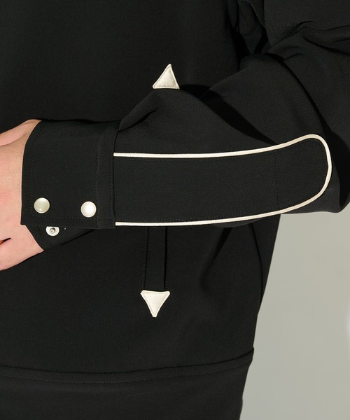 Needles(ニードルス)の「【Needles】別注 Piping Cowboy Jacket-Poly Double Cloth(その他アウター・メンズ・ブラウン/ブラック・S/M/L)」の8枚目の写真