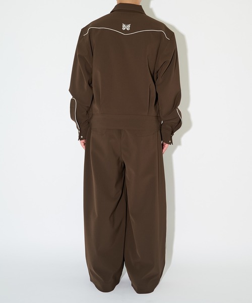 Needles(ニードルス)の「【Needles】別注 Piping Cowboy Jacket-Poly Double Cloth(その他アウター・メンズ・ブラウン/ブラック・S/M/L)」の12枚目の写真