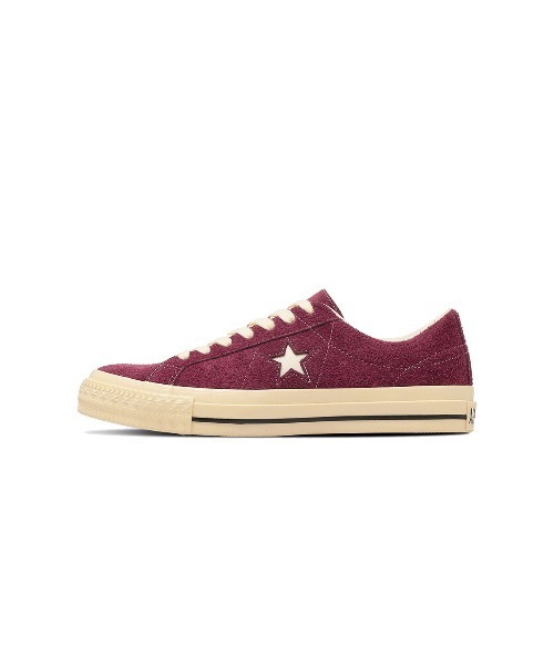 CONVERSE(コンバース)の「CONVERSE ONE STAR AGED SUEDE AG(コンバース ワンスター エイジド スエード AG)(スニーカー・メンズ・ブラック/ワイン系・23cm/23.5cm/24cm/24.5cm/28cm/25cm/29cm/25.5cm/26cm/26.5cm/27cm/27.5cm)」の10枚目の写真