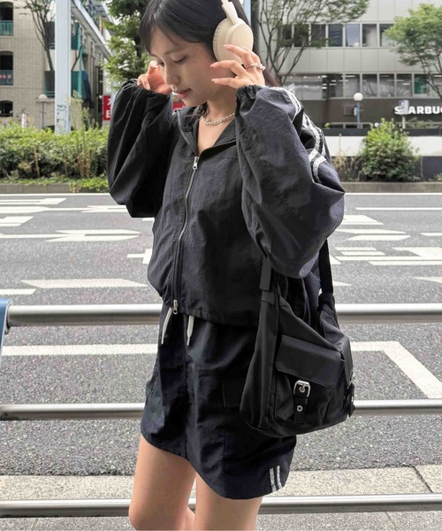 AS KNOW AS plus(アズノゥアズプラス)の「☆サイドライン カーゴミニスカート セットアップ可能(スカート・レディース・ブラック系/ネイビー系/ブラウン系・FREE)」の18枚目の写真