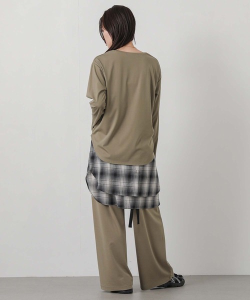 Gready Brilliant（グレディブリリアン）の「８２フロッキーロゴロンT（Tシャツ/カットソー・レディース・モカ/ブラック・FREE）」の5枚目の写真