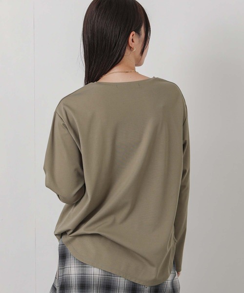 Gready Brilliant（グレディブリリアン）の「８２フロッキーロゴロンT（Tシャツ/カットソー・レディース・モカ/ブラック・FREE）」の9枚目の写真