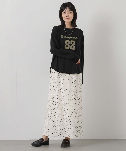 Gready Brilliant（グレディブリリアン）の「８２フロッキーロゴロンT（Tシャツ/カットソー・レディース・モカ/ブラック・FREE）」の11枚目の写真