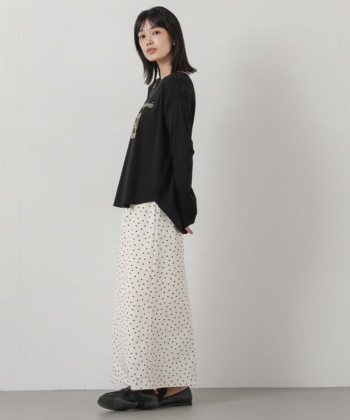 Gready Brilliant（グレディブリリアン）の「８２フロッキーロゴロンT（Tシャツ/カットソー・レディース・モカ/ブラック・FREE）」の12枚目の写真