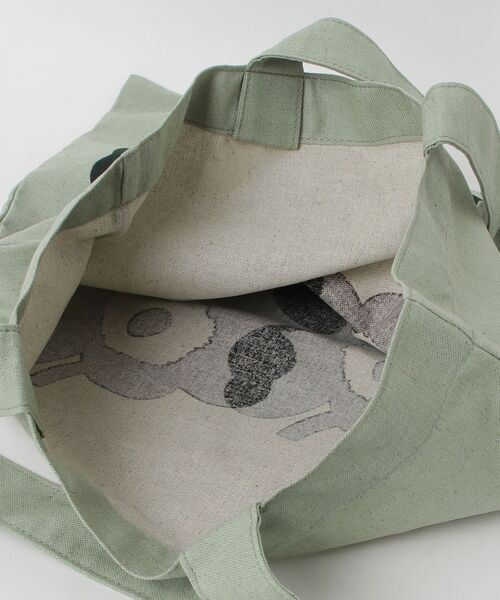 marimekko(マリメッコ)の「【ASIA EXCLUSIVE】《kioski》 Ae Vankka Unikko / fabric bag(トートバッグ・レディース・モスグリーン・FREE)」の3枚目の写真