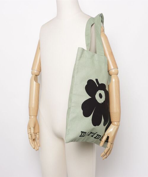 marimekko(マリメッコ)の「【ASIA EXCLUSIVE】《kioski》 Ae Vankka Unikko / fabric bag(トートバッグ・レディース・モスグリーン・FREE)」の7枚目の写真