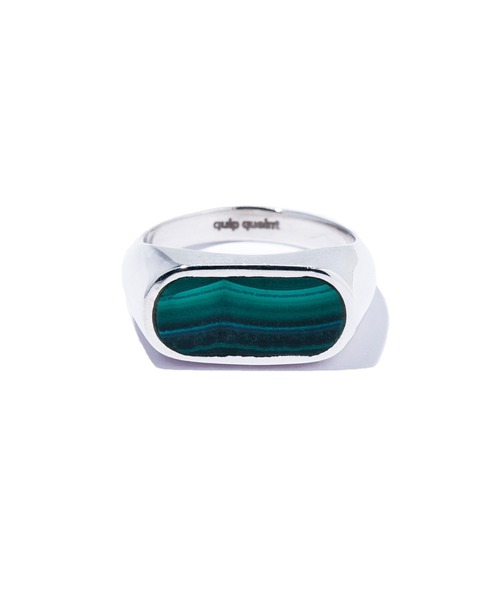 quip queint(クイップクエイント)の「【quip queint】palette ring/パレット リング(リング・レディース・グリーン/ブルー/シルバー×オニキス/ホワイト・#11/#9/#15/#13)」の5枚目の写真
