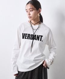 CHIC STYLE | 綿100％フロッキープリントロングスリーブTシャツ＜大きいサイズ有＞シックスタイル(Tシャツ/カットソー)